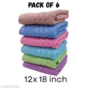 Pack of 6 Kitchen Napkin,Small Towels 30x45 CM /12x18 Inches Multicolor